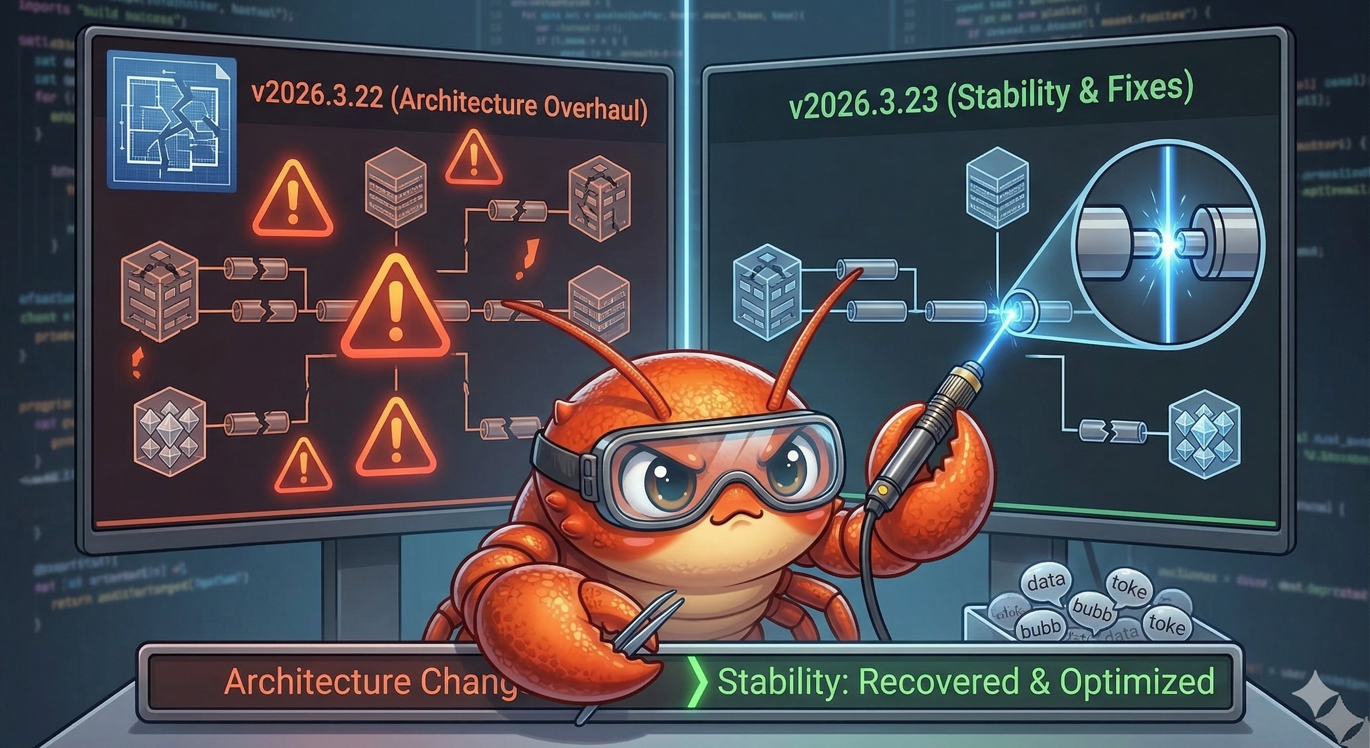 OpenClaw 3.23：術後恢復——Qwen DashScope 全球端點、Auth 憑證大修、40+ 穩定性修復